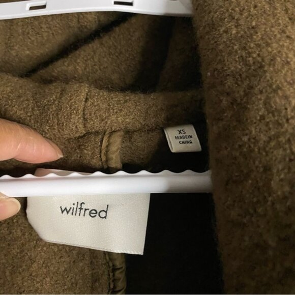 Wilfred Women's Cognac Acre Hooded Robe - Picture 4 of 9